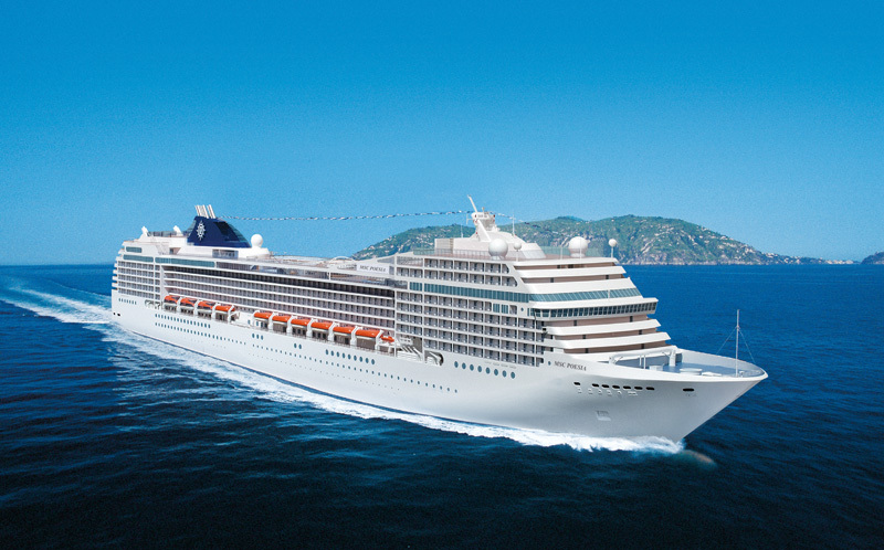 MSC Poesia Bild des Kreuzfahrtschiffes MSC Poesia