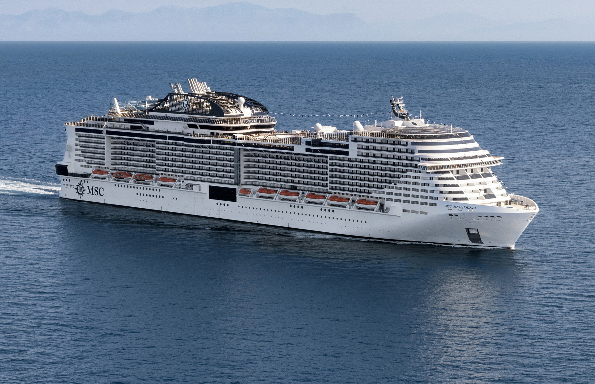 Bild des Kreuzfahrtschiffes MSC Meraviglia