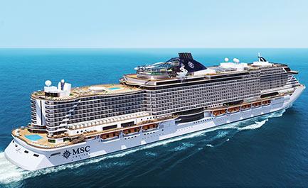 MSC Seaview Bild des Kreuzfahrtschiffes MSC Seaview