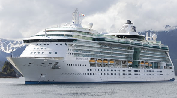 Radiance of the Seas Bild des Kreuzfahrtschiffes Radiance of the Seas