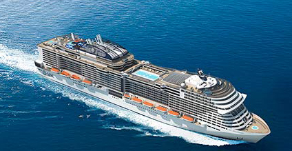 MSC Bellissima Bild des Kreuzfahrtschiffes MSC Bellissima