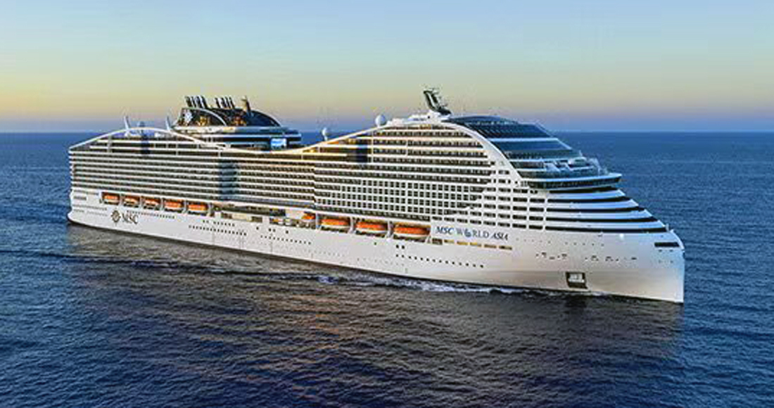 MSC World Asia Bild des Kreuzfahrtschiffes MSC World Asia