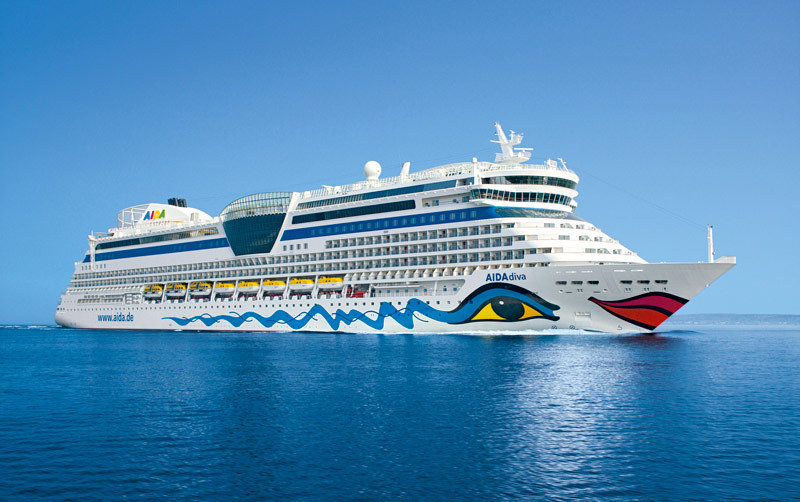 AIDAdiva Bild des Kreuzfahrtschiffes AIDAdiva