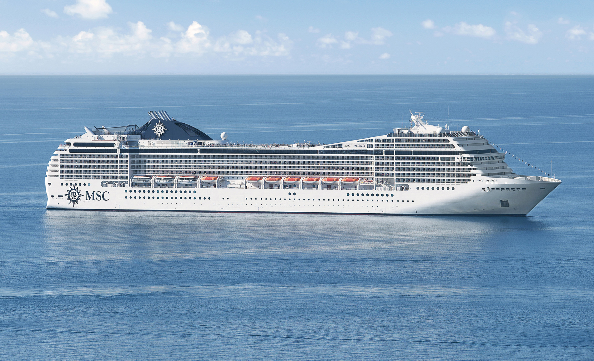 Bild des Kreuzfahrtschiffes MSC Musica