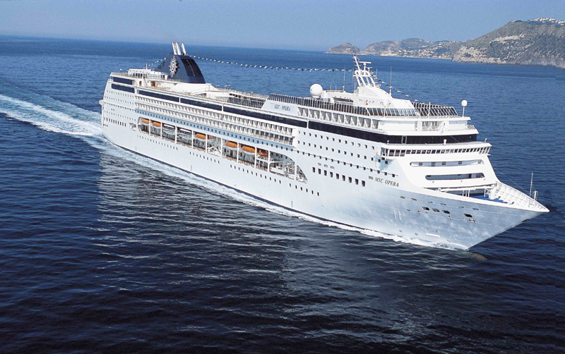 MSC Opera Bild des Kreuzfahrtschiffes MSC Opera