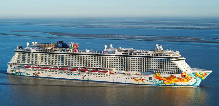 NORWEGIAN GETAWAY Bild des Kreuzfahrtschiffes NORWEGIAN GETAWAY